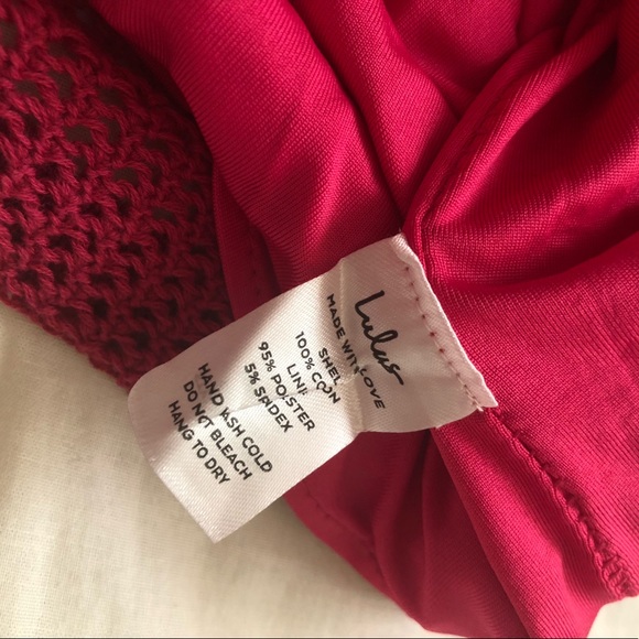 Lulus, Size Small Only The Best Berry Knit Long Sleeve Backless Mini Dress - Picture 8 of 8